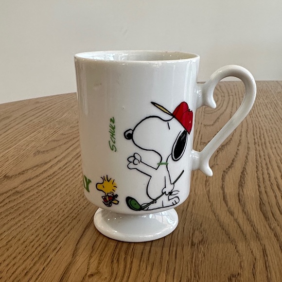 Peanuts Other - Peanuts Snoopy and Woodstock White Mug with Red Cap